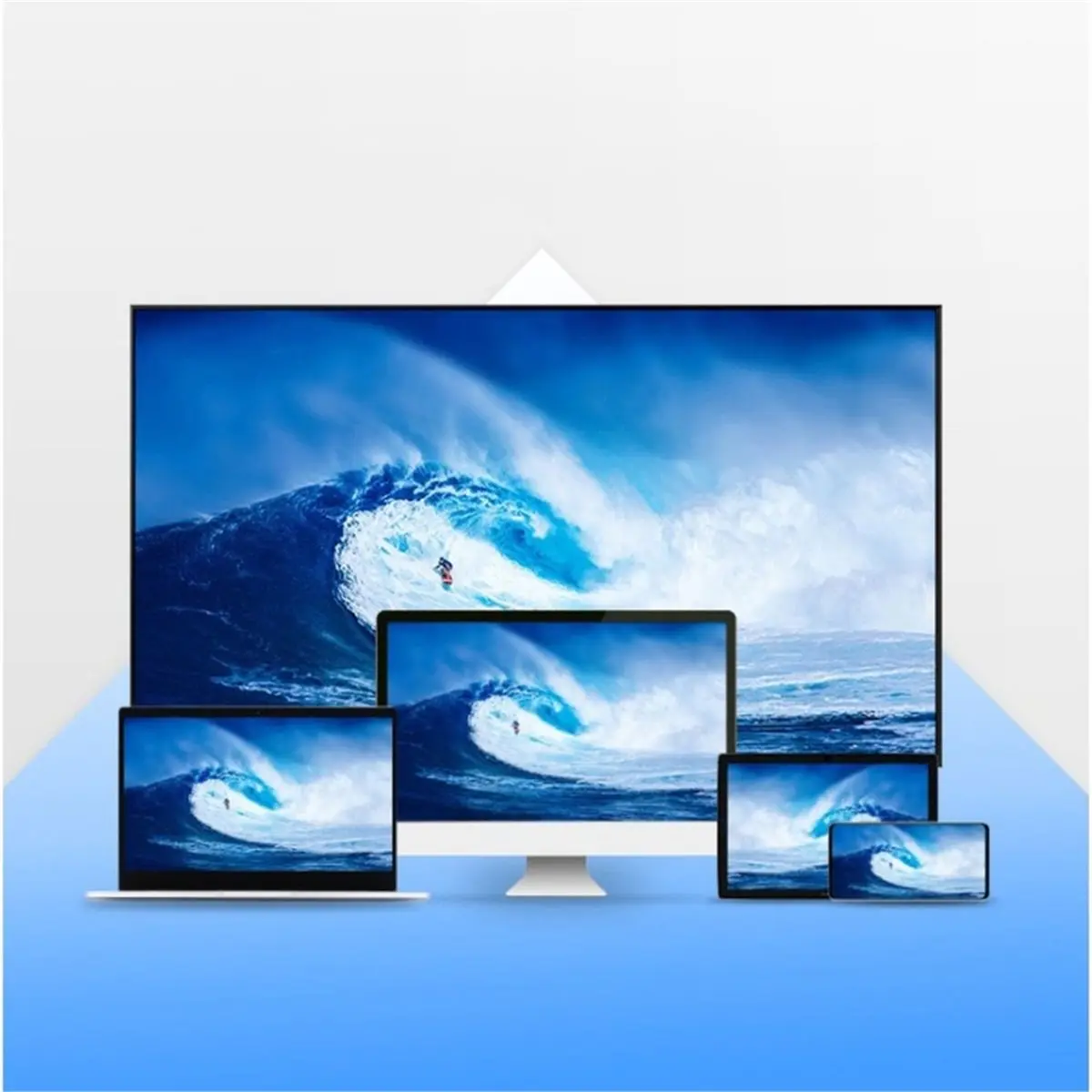 4K Wireless -Compatible Display Dongle Adapter Screen Mirror Receiver Cast Video Audio File From Tablet,Phone to TV