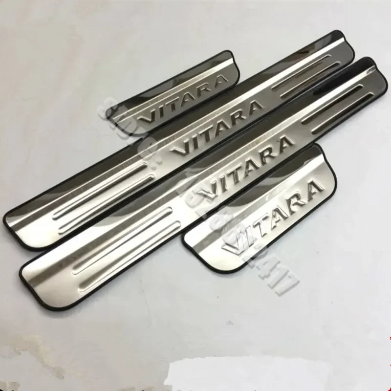 

Car styling Stainless Steel car external Scuff Plate/Door Sill Door Sill for Suzuki Vitara 2015 2016 2017~2020 Car accessories