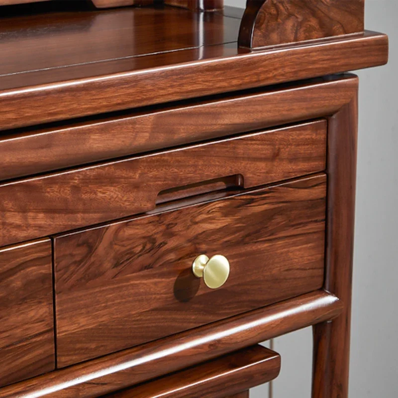 بوذا مجلس الوزراء بوذا ضريح المذبح ثلاث قطع مجموعة إله الثروة مجلس الوزراء العبادة الجدول المنزل ضريح مذبح مجلس الوزراء #4