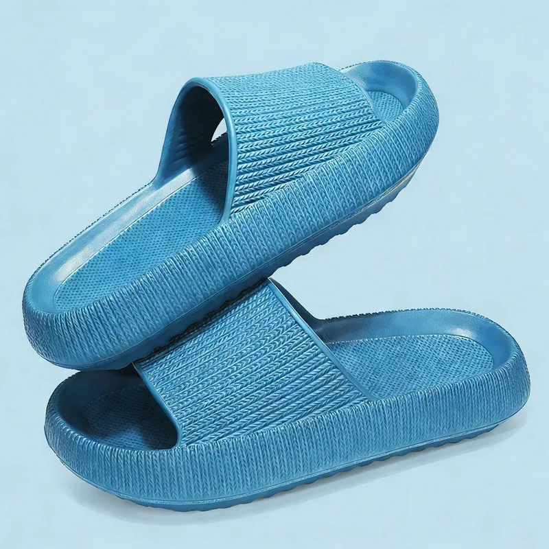 

Мужские массажные тапочки для душа с толстой мягкой подошвой Cloud Sole, нескользящие, летние, для ванной комнаты, из ЭВА