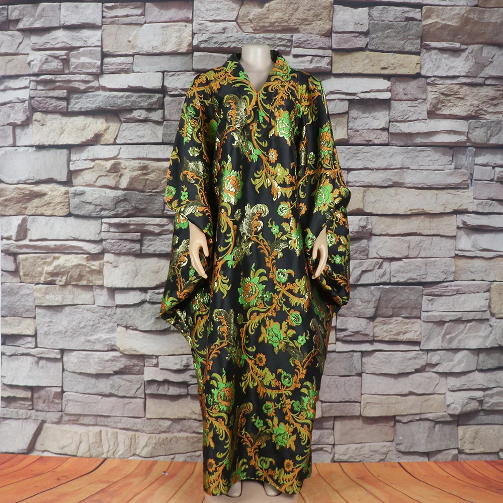 فستان أفريقي على الطراز الحديث عالي الجودة من قماش الجاكار الأفريقي ملابس نسائية أفريقية فضفاضة Dashiki