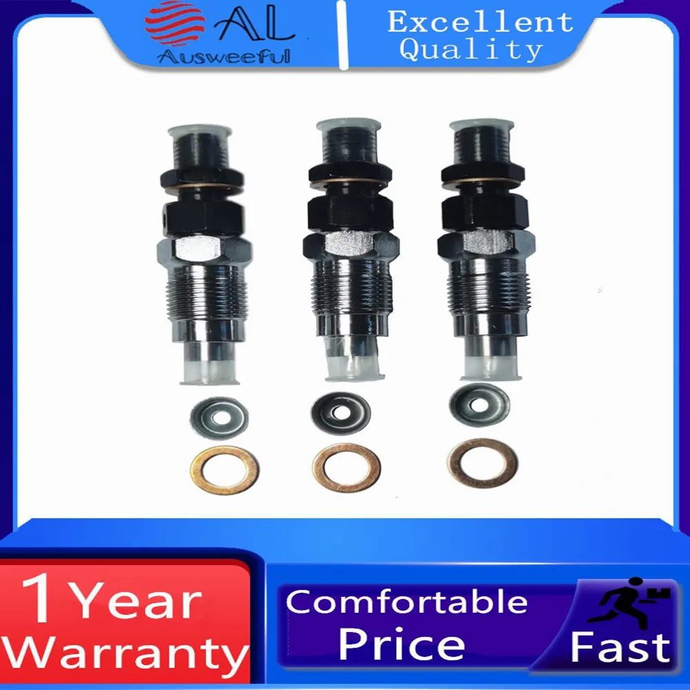 

3pcs D722 D782 Engine Fuel Injectors 16001-53000 16001-53002 16001-53000 For Kubota GF1800E BX1860 BX1880 BX2360 BX1830D BX1830D