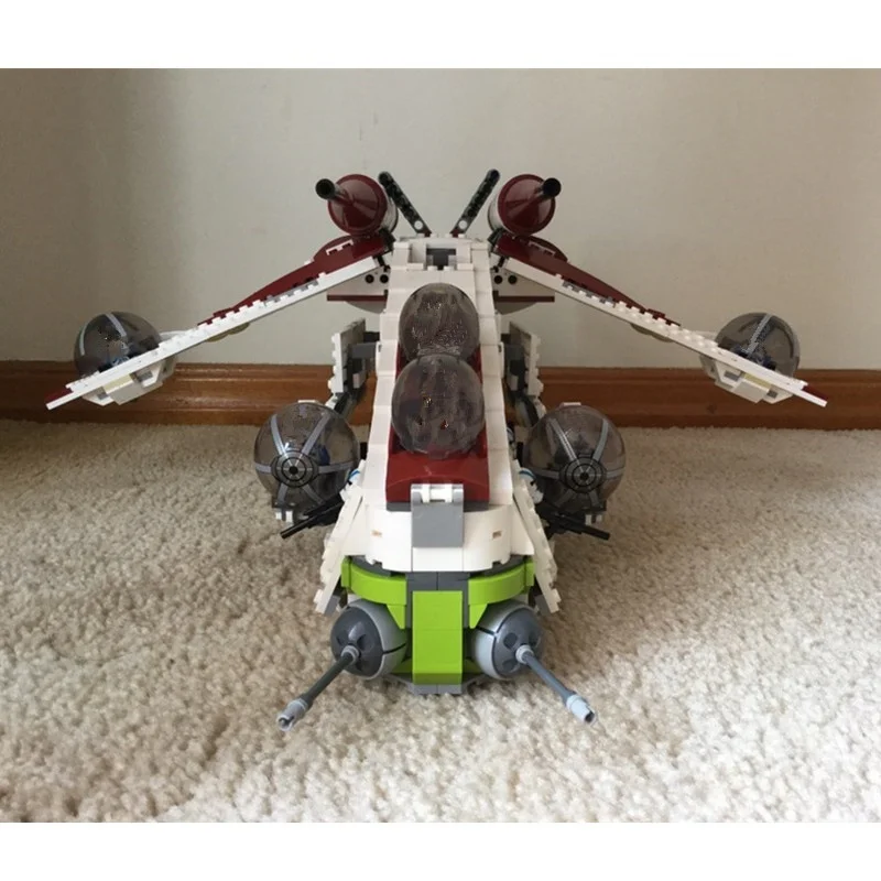 2025 НОВИНКА на складе, 1175 шт., совместимые с 05041, Республика, Прямая поставка, строительные блоки для оружия, 75021, кирпичи, детский рождественский подарок