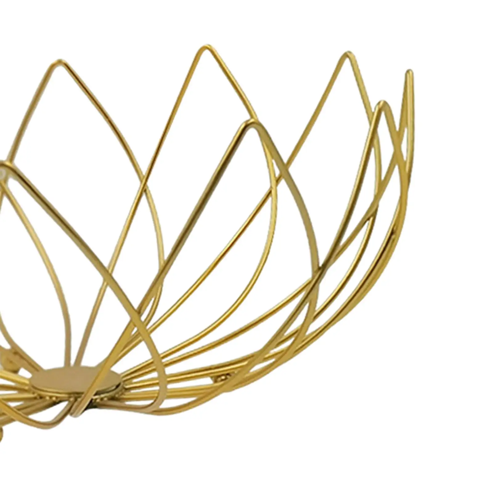 Minimalist Fruit Basket for Home Decorative Bread Snack Candy Wire Basket