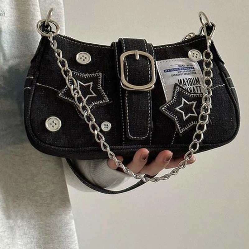 Bolso bolso hombro vintage para mujer chica bolso axila capacidad