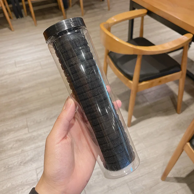 Durable 20 piece canned high elasticity headband with seamless rubber band, simple and elegant towel loop, hair rope, hair loop