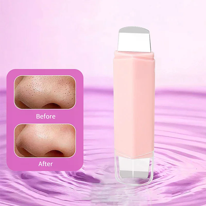 Double Headed Facial Blackhead Removal Tool Face Scraper For Deep Cleansing Face Spatula Nose Whitehead Remover Skin Care Tool
