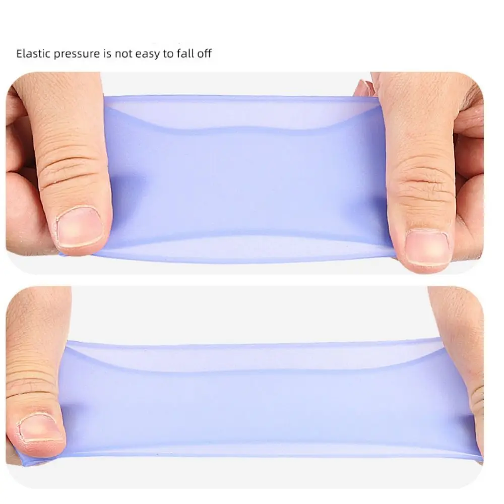 Silicone Soccer Lace Bands High Grip Design Fixed Cover Cleat Lace Cover Elastic Anti-slip Shoelaces Covers Football Baseball