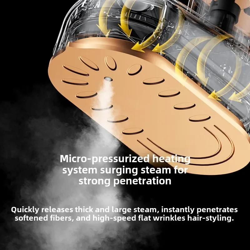 Plancha de vapor portátil, máquina de planchar de mano, plancha para ropa del hogar, planchado plano y colgante, Mini plancha eléctrica giratoria 2 en 1