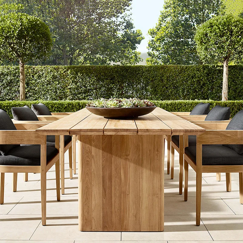 Luxury Garden Table Conference Patio Livingroom Wood Coffee Dinning Tables And Chairs Salon Modern Coiffeuse Outdoor Furniture