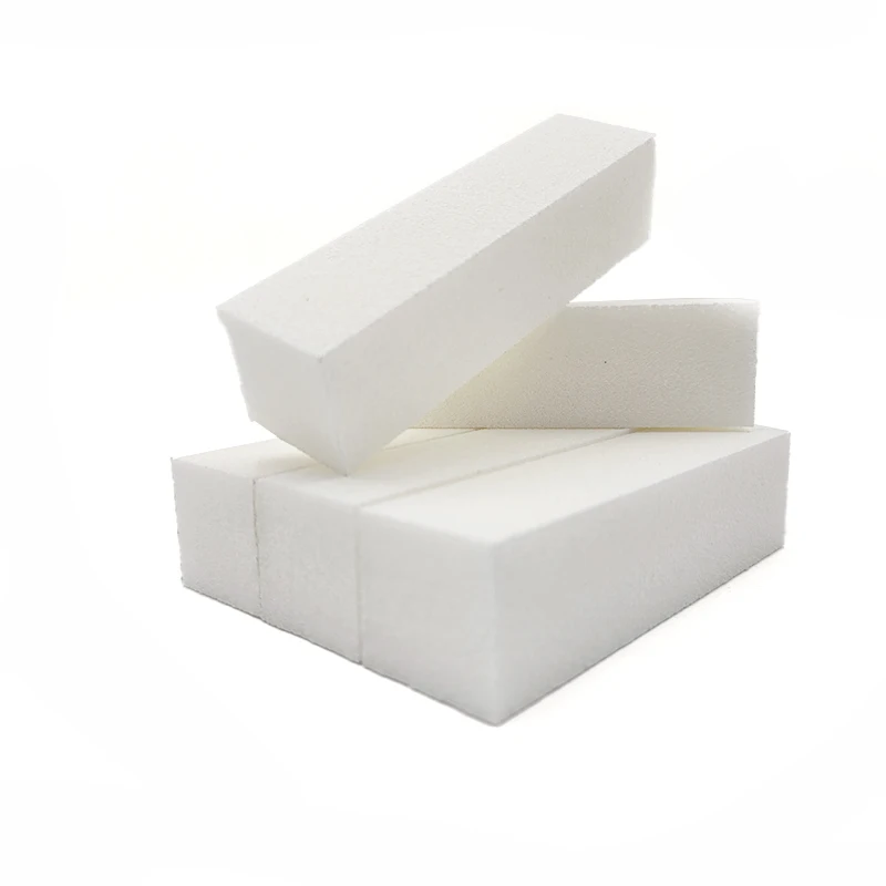 50 ชิ้น/เซ็ตฟองน้ําขัดเล็บไฟล์บัฟเฟอร์สําหรับ UV เจลเล็บ DIY เล็บเล็บเท้าเล็บสีขาวบัฟเฟอร์แฟ้ม