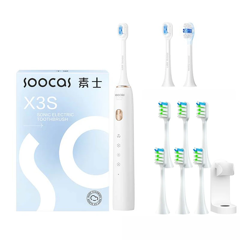 SOOCAS X3S Sonic Electric Toothbrush IPX7 Waterproof Adult X3U Upgrade Smart Sonic Tooth Brush Upgraded USB Fast Chargeable
