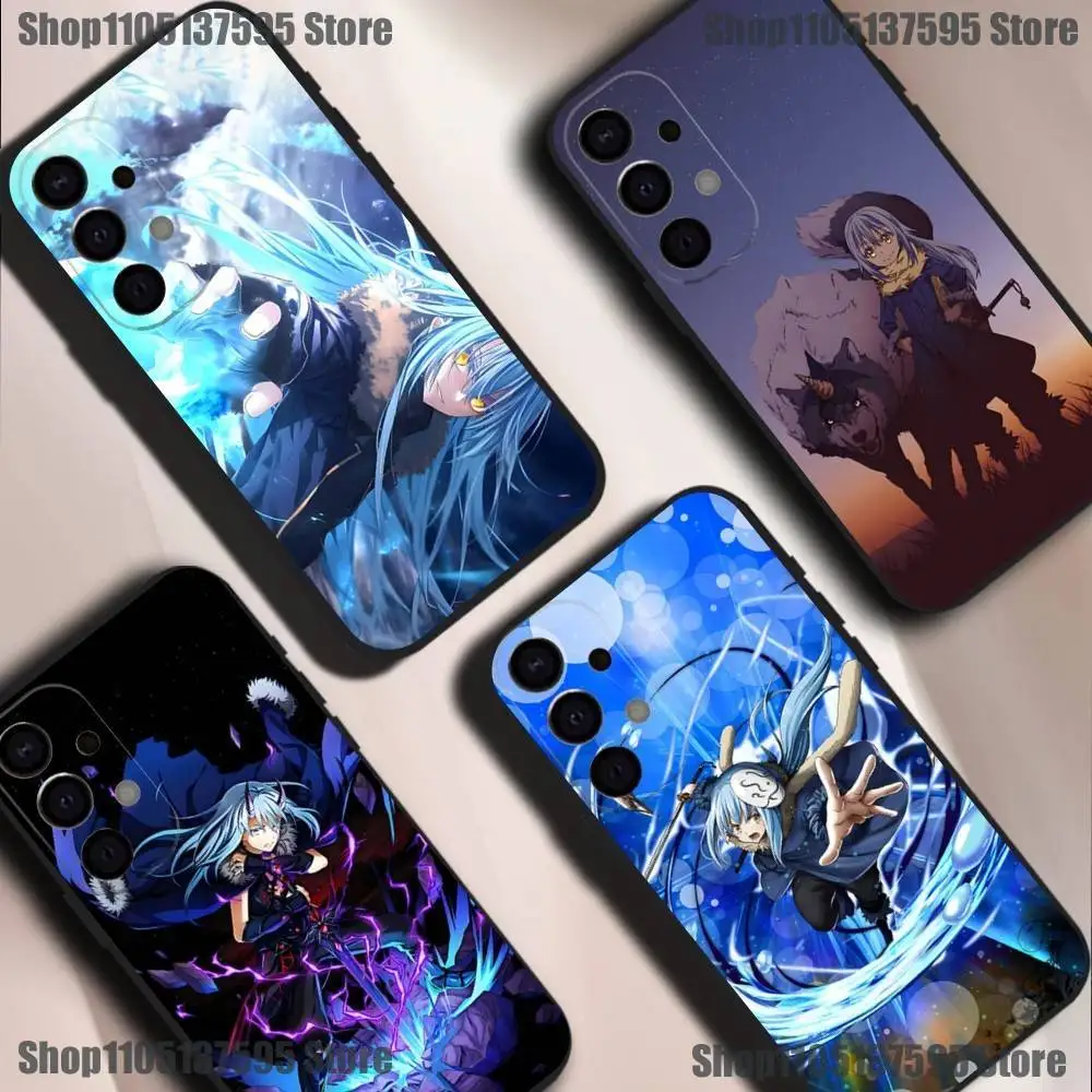 

R-Rimurus T-Tempest Slimes Phone Case For Samsung S25,S24,S21,S22,S23,S30,Ultra,S20,Plus,Fe,Lite,5G Black Cover