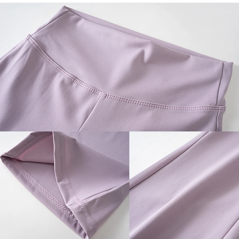 الفتيات متوهج السراويل عالية الخصر 2024 اليوغا طماق المراهقين تمتد حزام مطاط الاطفال ملابس رياضية السراويل الخريف الربيع #6