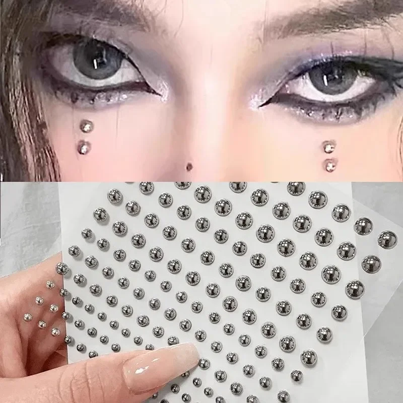 Fashion Fake Lip Nail Eyebrow Nose Ring No Piercing Lip Nails Sticker Selfadhesive Waterproof Reusable Body Belly Button Jewelry image 3