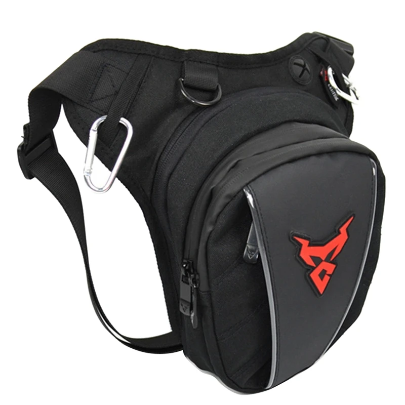 

NEW-Men Waterproof Oxford Waist Leg Bag Drop Leg Waist Motorcycle Backpack High Quality