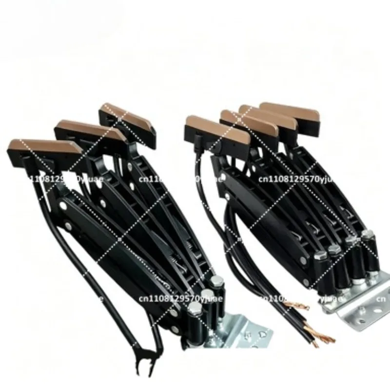 Seamless Busbar Collector 3 4 60A 3 Level 4 Pole Crane Collector Wear Resistant Carbon Brush