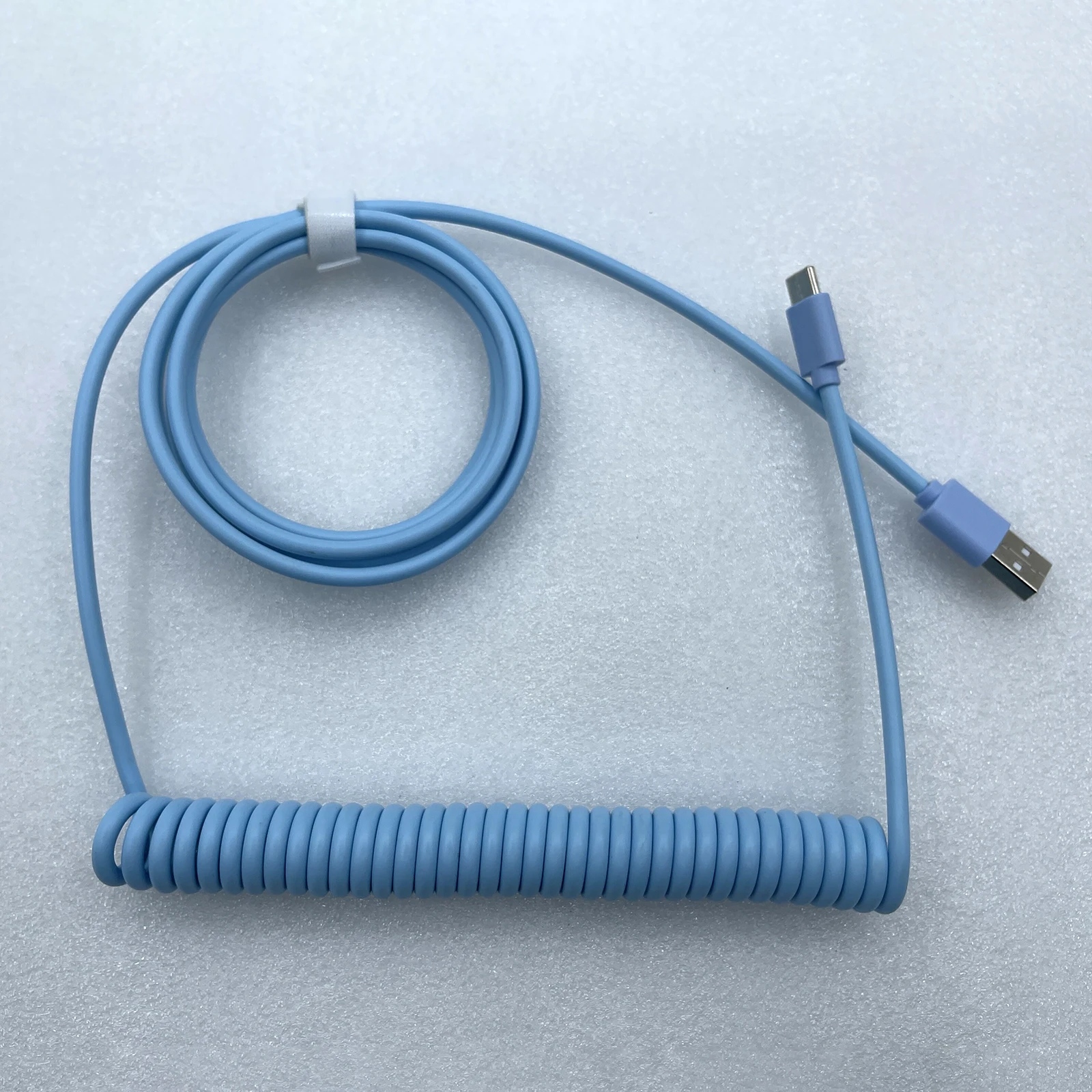 Mechanical Keyboard Data Cable Type-C to USB Coiled Spring Aviator Wire 1.5-3m