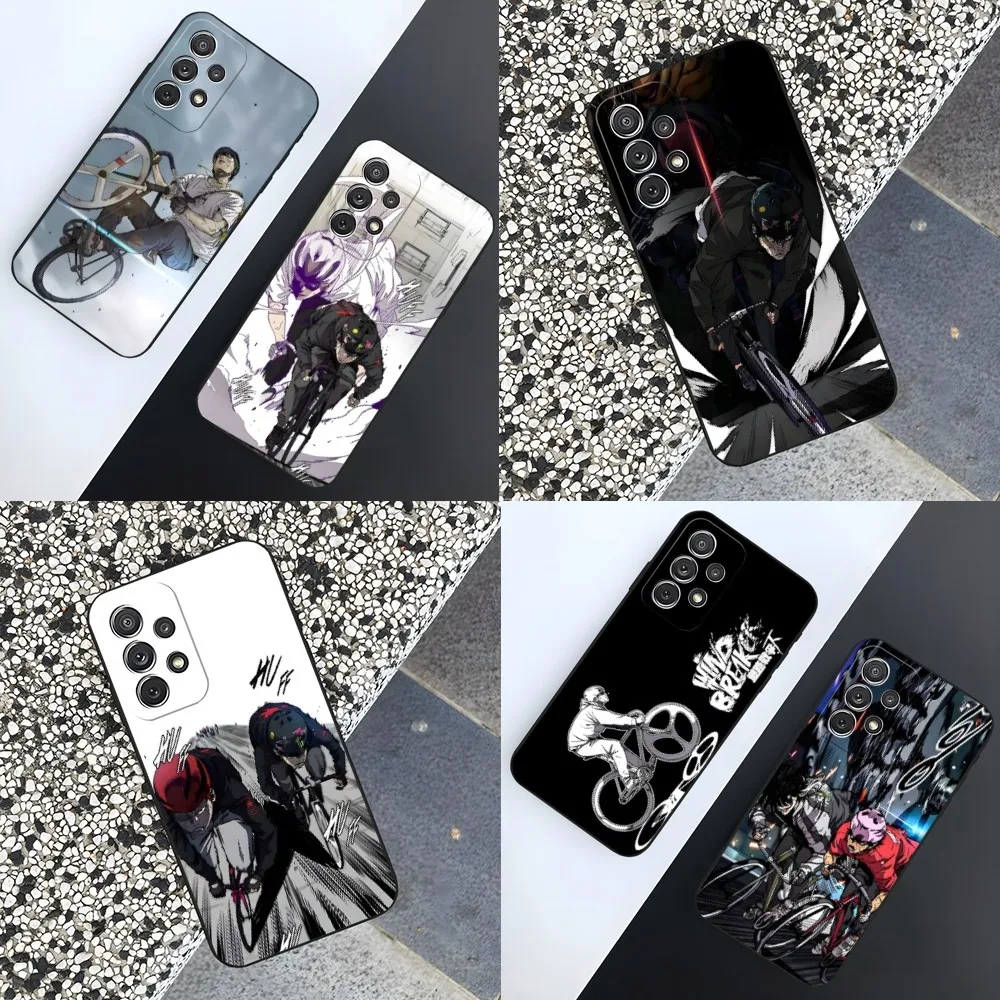 Wind Breaker Webtoon Phone Case for Sumsung Galaxy S24 S23 S22 S21 S20 A24 A34 A54 A53 N20 M54 Fe Plus Ultra Black Soft Cover