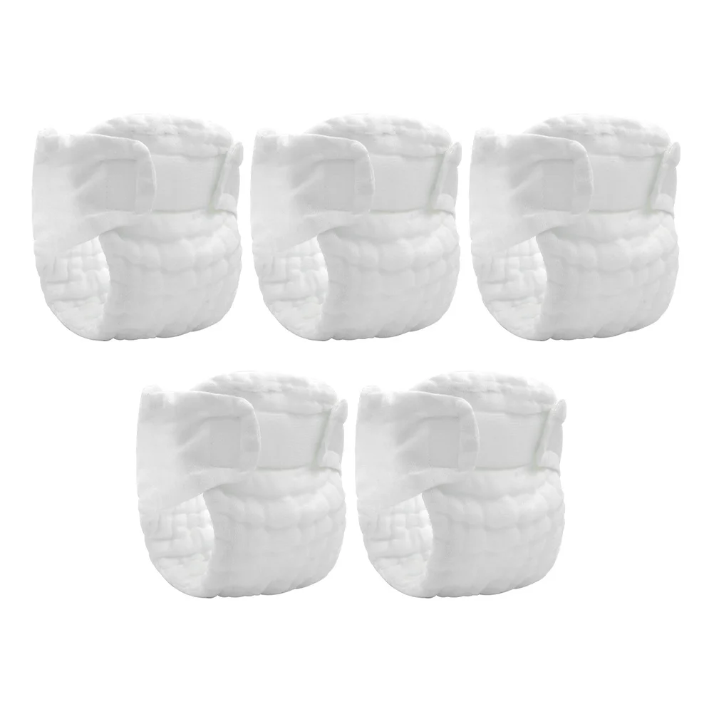5Pcs Baby Cloth Diapers Reusable Washable Newborn Diapers No Messy Stains Perfect for Nighttime Use Newborn Cloth Diaper