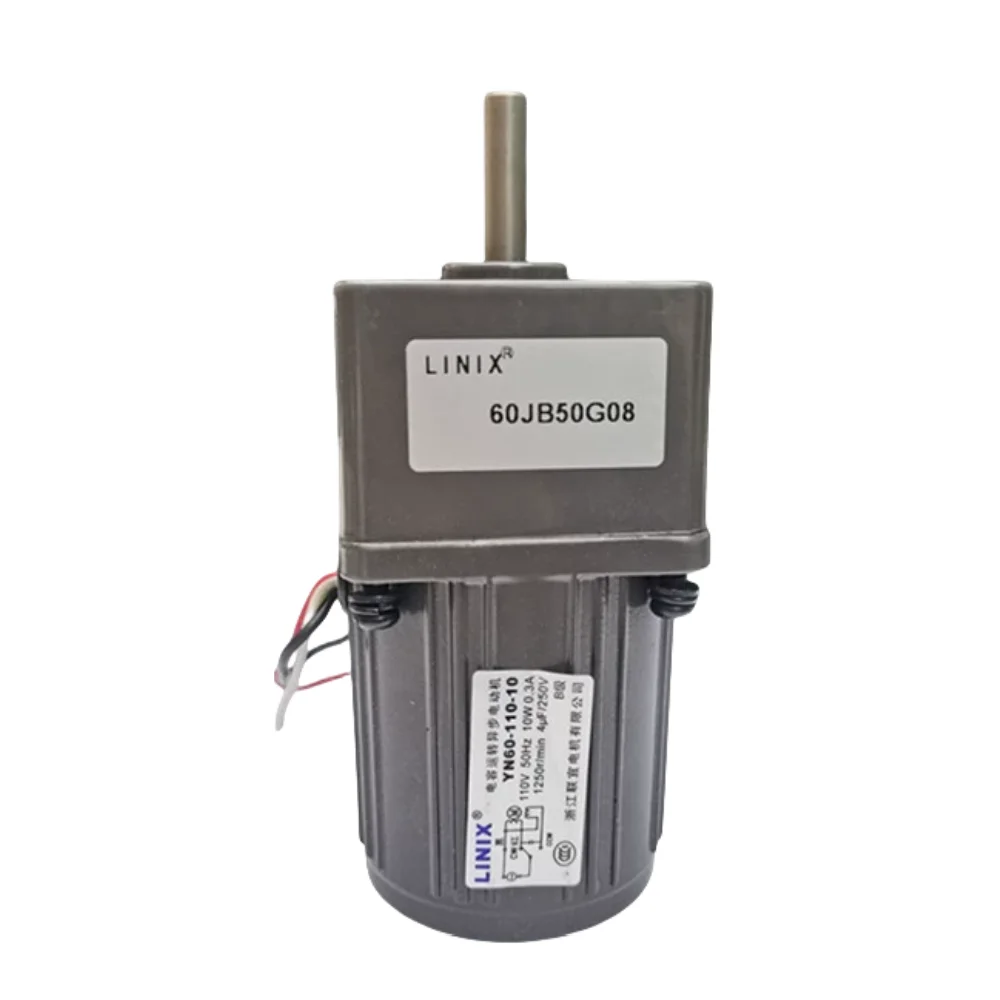 

Single phase reversible motor YN60-110-10/60JB50G08 10w 110v frequency 50HZ 60mm 1250r/min