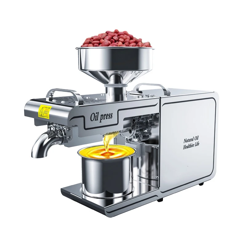 Screw Oil Press Machine to Extract Oil From Sunflower for Making Cooking Oil Soybean D01