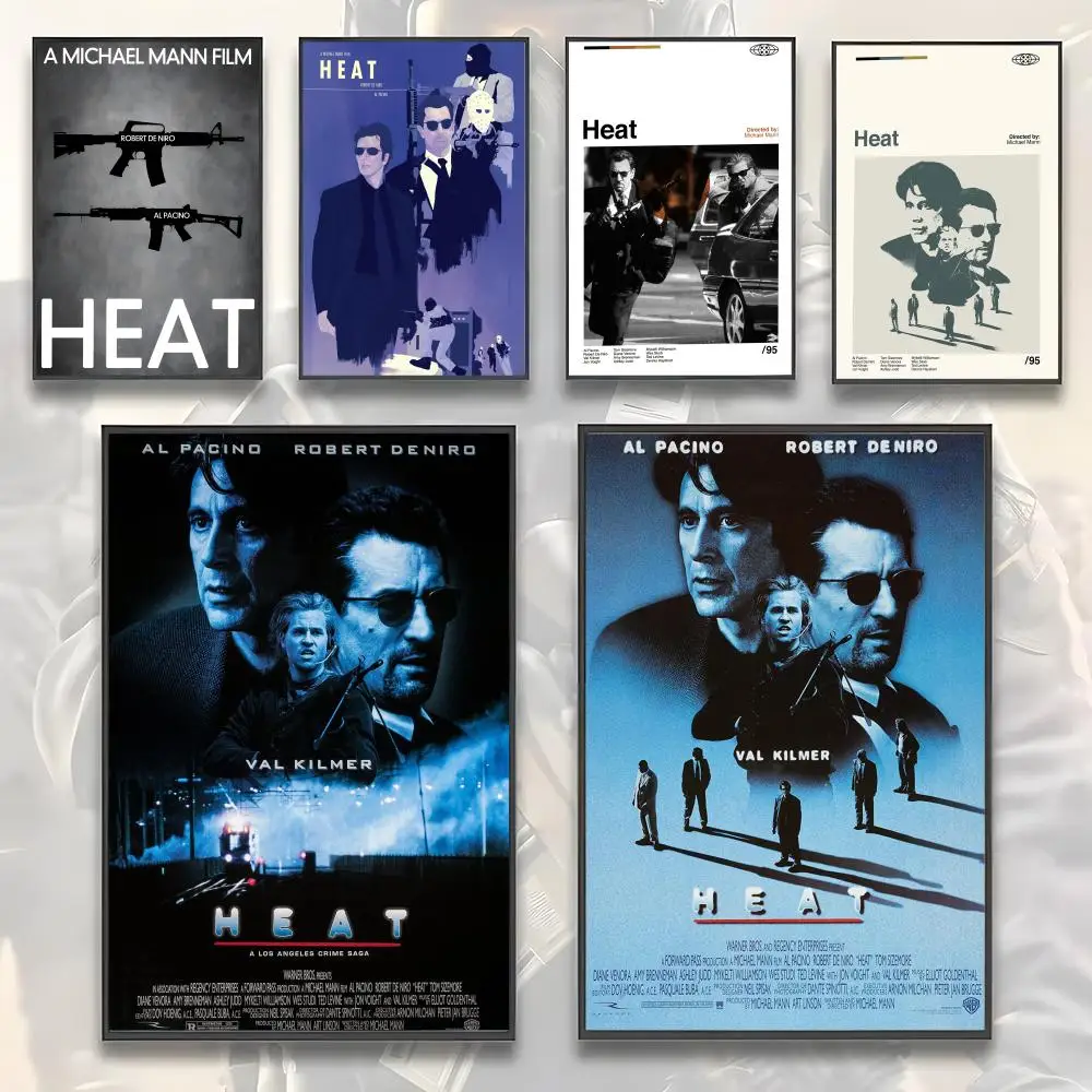 Heat Movie Painting Calligraphy HD Canvas Poster living room bedroom bar aesthetic decoration