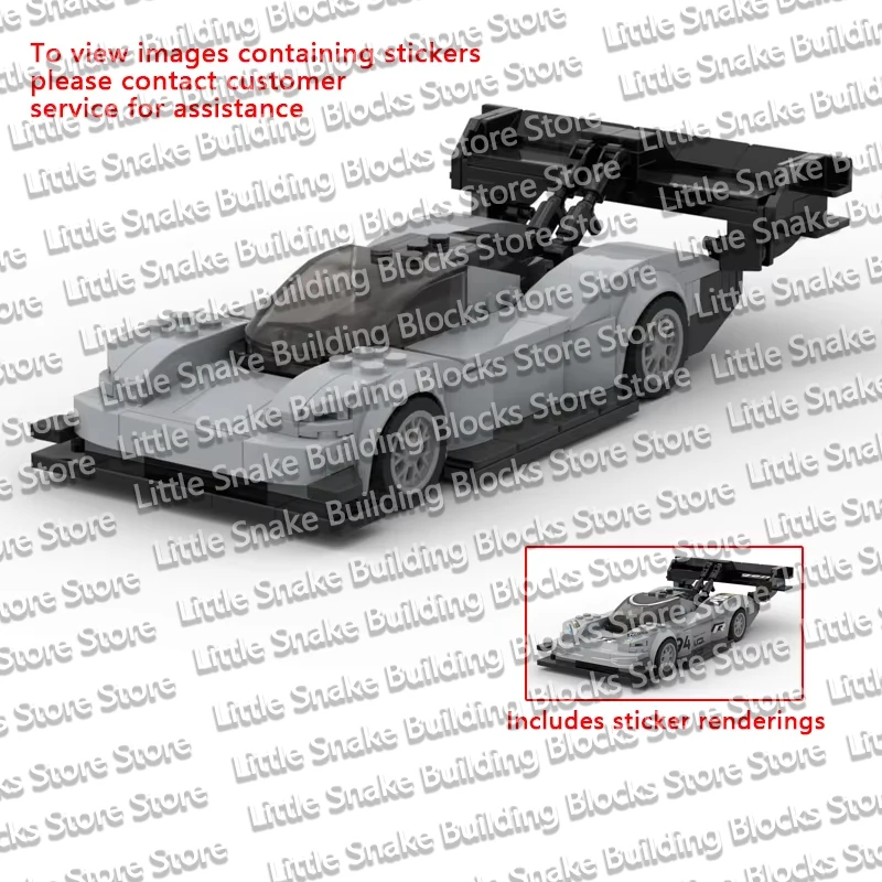 QWERT Speed Racing Car Model MOC Building Bricks WEC IMSA Le Mans Modular Technology Holiday Gifts Assemble Toys Suit Ideal Gift