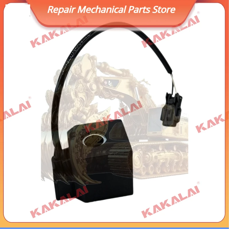 Solenoid Valve Coil 31E-00360 For R210 R200-5 R220-5 Excavator Construction Machinery Parts
