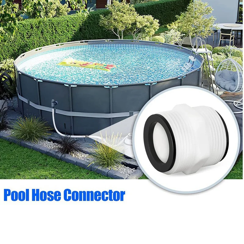 2 Pack Pool Hose Adapter 1.5 Inch For Intex Coleman Above Ground Swimming Pool Hose And Filter Pumps