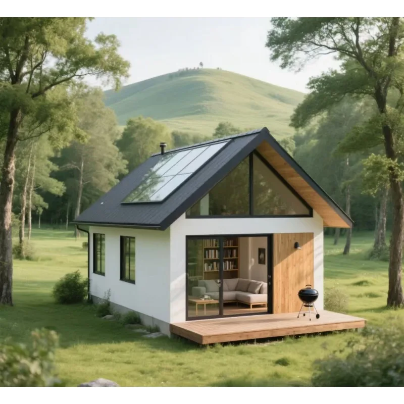 Fast Build Luxury Holiday Villa Prefabricated Steel Structure Outdoor Leisure Hotel Small House Beachfront Hotel Villa Resort