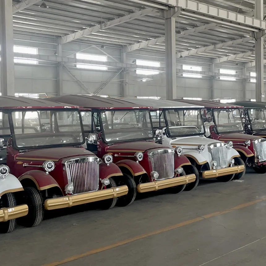 New Customized High Quality Fashionable Color Golf Cart/Special Transportation Vintage Car For Sale