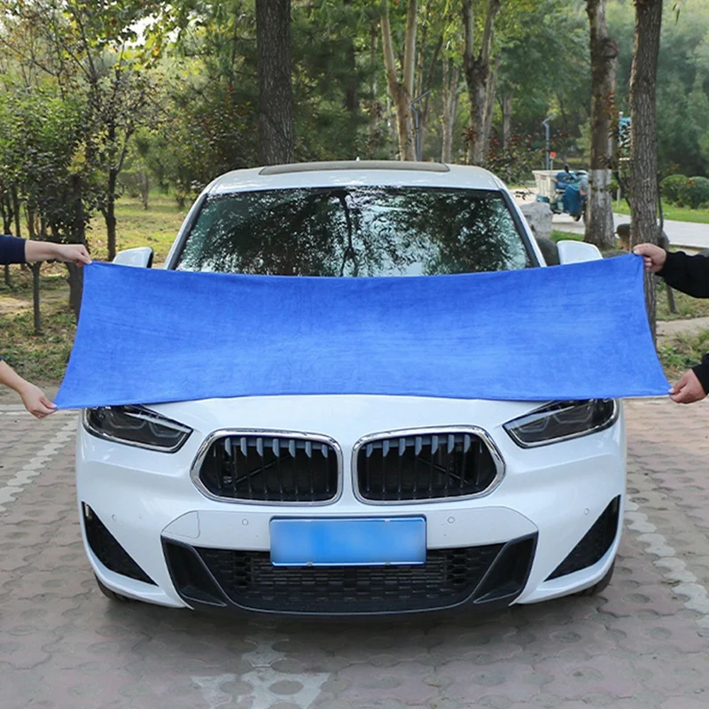 Car Wash Towel Thickened Car Wipe Large Non-Linting Cleaning Rag Large Car Wipe Towel For Cars