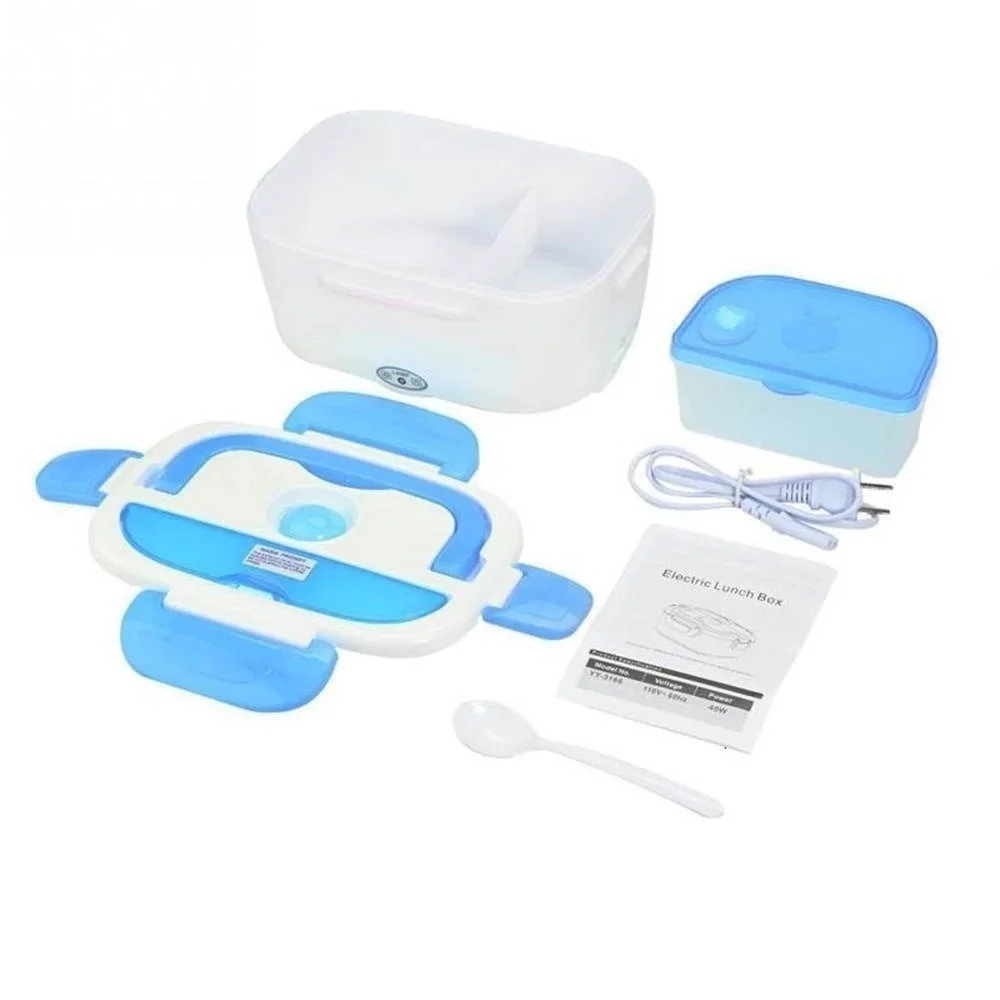 1Pcs US/EU Plug 40W Electric Lunch Box Food Container Portable Heating Food Warmer Container