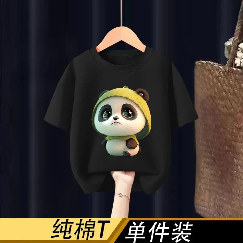 Nuova estate per bambini a mezza manica Top estivo per bambini Cartoon T-shirt Trend Vestiti per ragazze Vestiti Vestiti per ragazza