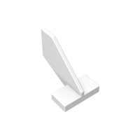 Gobricks 10PCS 44661 Small Bricks Tail Shuttle Parts Compatible 35265 Building Blocks Plane MOC Model Rocket Adult DIY Toy Gift