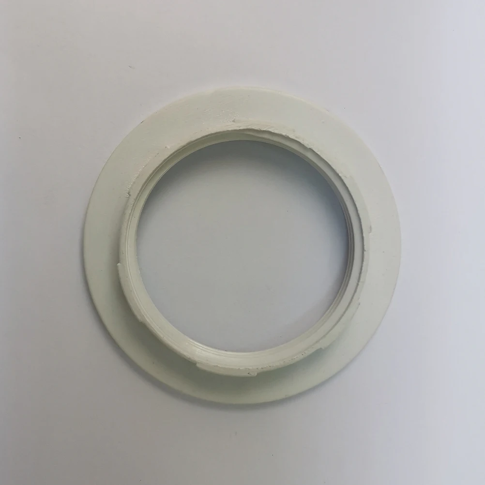 

50pcs E27 Lamp Fixed Ring Light Socket Shade Retainer Washer Threaded Holder PET 381cm Diameter E26 E27 Lampholders Easy Install