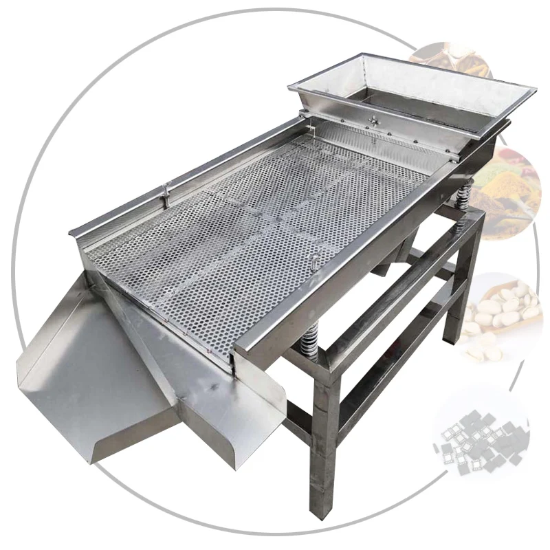 

Sieve Machin Big Granule Vibrating Electric Screen Shock Large Granular Material Screening Machine