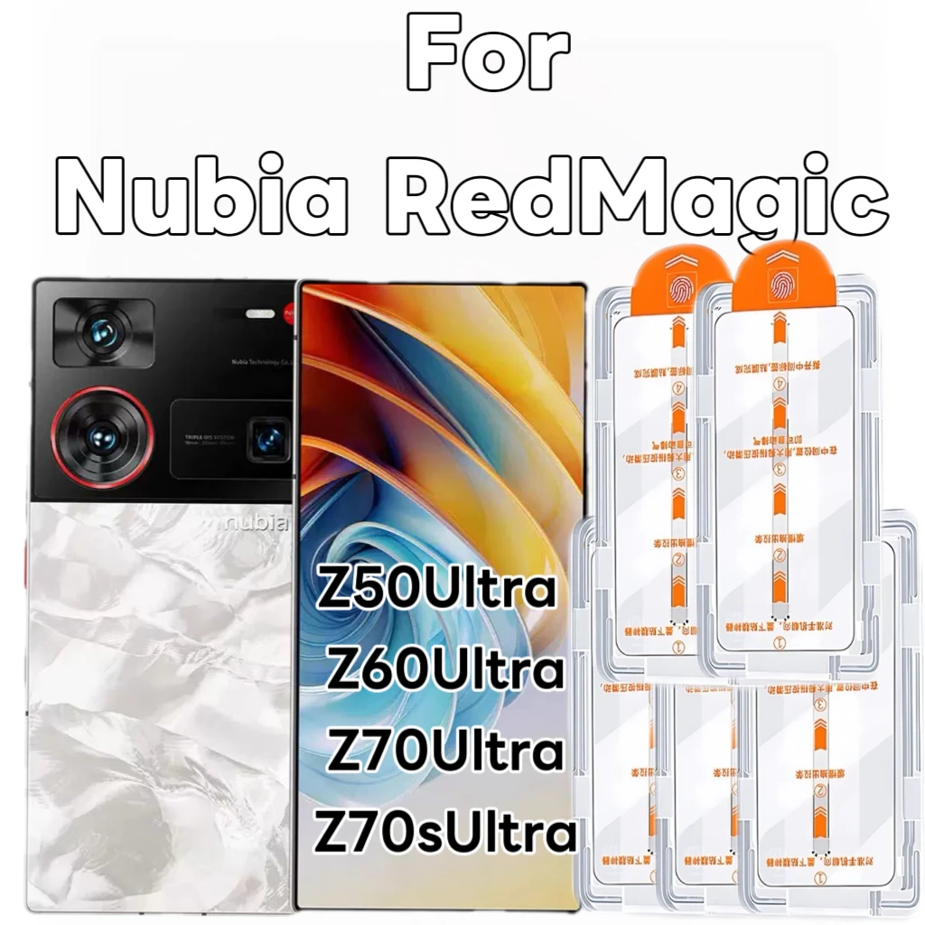 

Tempered Glass Screen Protector for Nubia Z50 Ultra/Z60 Ultra/Z70 Ultra, 5-Pack, Ultra HD Clarity