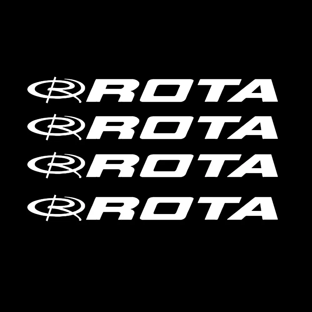 4pcs for Rota Wheels Sticker | Car Rims Vinyl Die Cut Decal Jdm