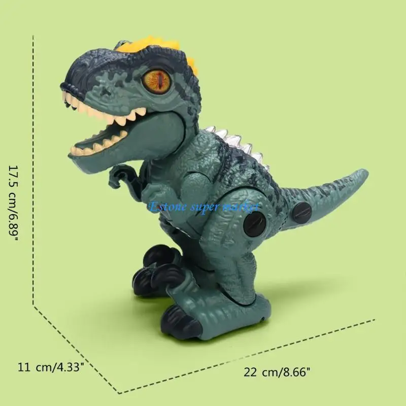 090B Tyrannosaurus Fai-da-te giocattolo ruggente per bambini elettronici giocattolo dinosauro interattivo