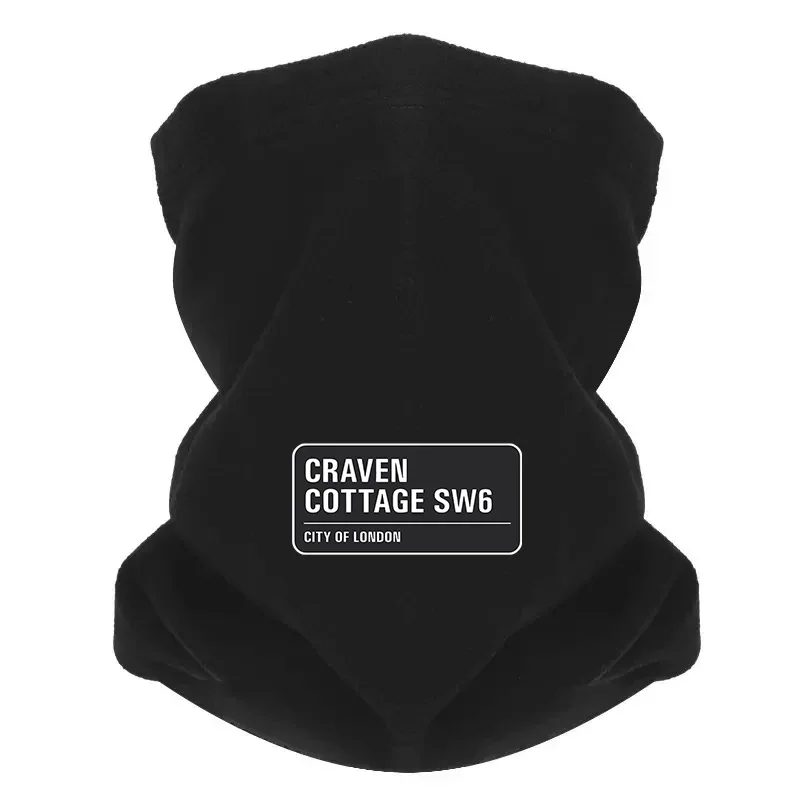 CRAVEN COTTAGE LONDON STREET SIGN Men Outdoor Scarf Mask Neck Gaiter Hat Women cap Headgear Windproof Keep Warm Winter Multifunc