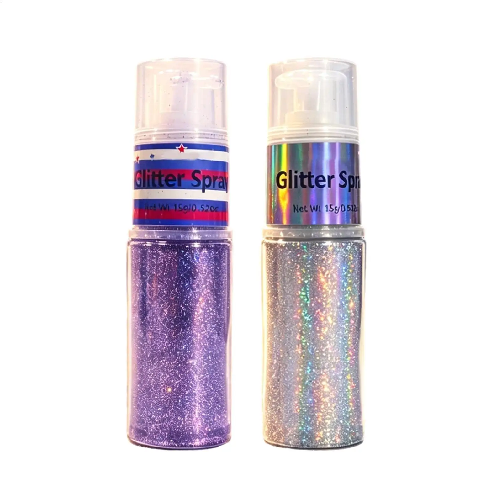 15g Face Body Glitter Spray Long Lasting Sweat Resistant Highlighter Shimmer Powder for Stage Costume Party Makeup Supplies