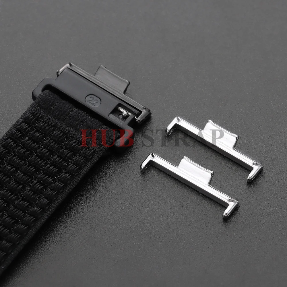 18mm 20mm 22mm Stainless Steel Metal Strap Connector for Huawei Watch Fit 3/4/4pro/5/5pro Silver Metal Adapter Watch Accessories view 5