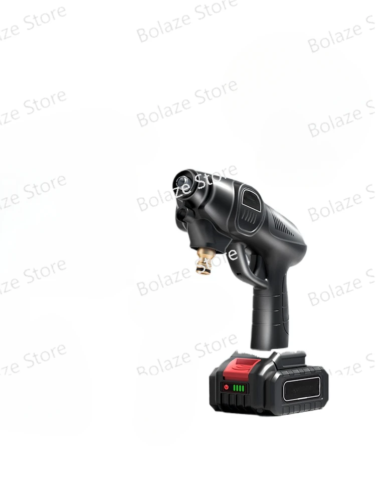 Rechargeable High-pressure Water Gun for Home Use, Car Snatching Brush, Lithium Battery, Water Pump Cleaning Tool