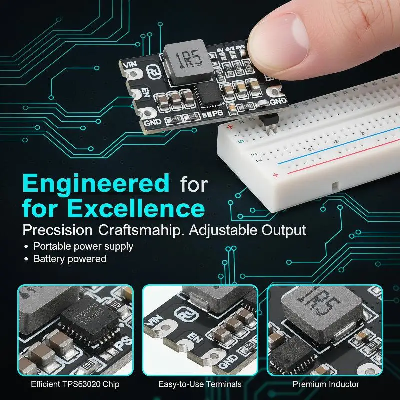 DC-DC Step Up Down Module 1.8-5.5V to 3.3V 4.2V 5V 3A Voltage Regulator Board
