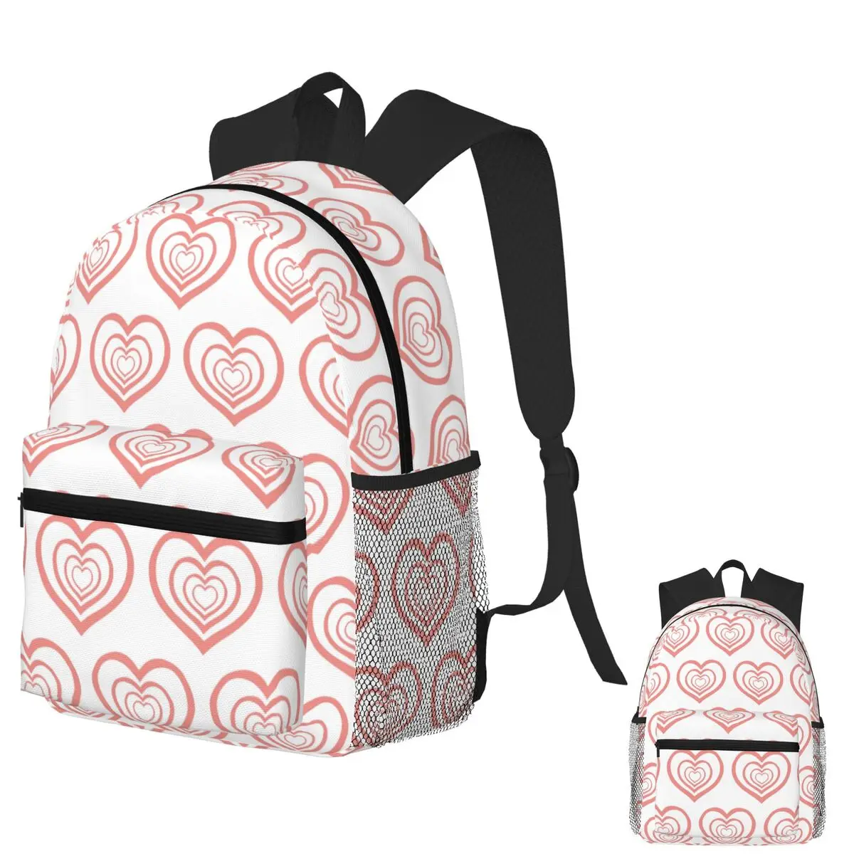 

Hearts For Those Who Love Student Backpack School Bag Hiking Travel Daypack for Boys Girls Bookbag Shoulder Bags