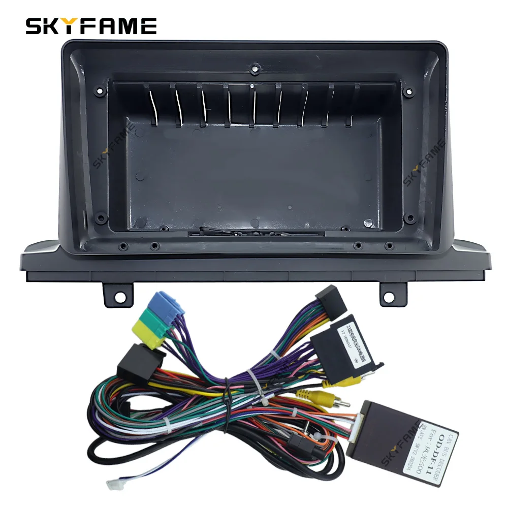 SKYFAME Car Frame Fascia Adapter Canbus Box Decoder Android Radio Dash Fitting Panel Kit For Dongfeng Fengon DFSK Glory 500