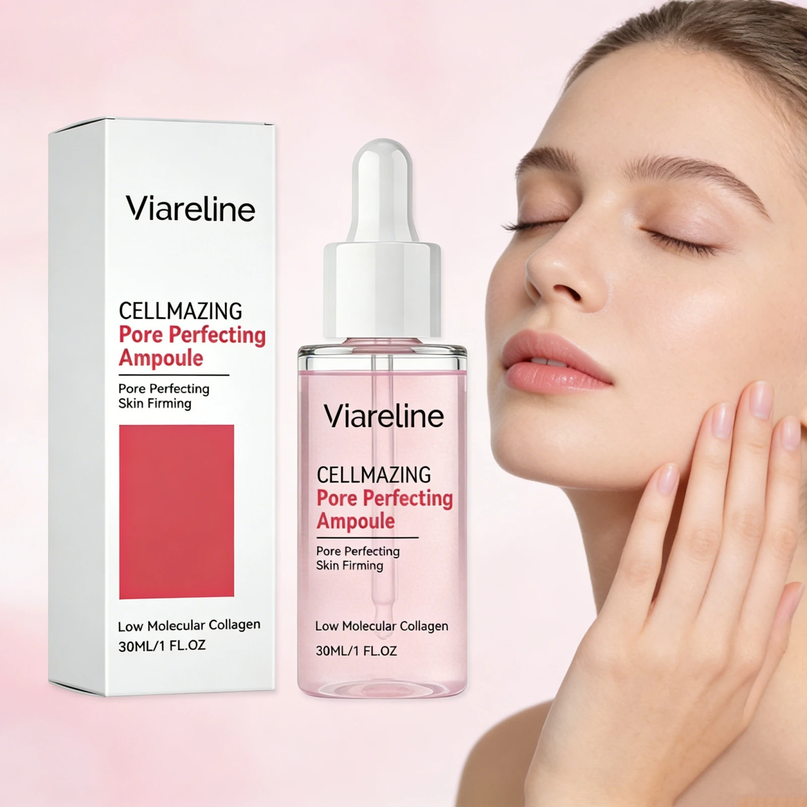 

Pore Shrinking Ampoule Serum Moisturize Oil Control Refine Reduce Pores Improve Skin Smoothness Pore Tightening Skin Care Serum