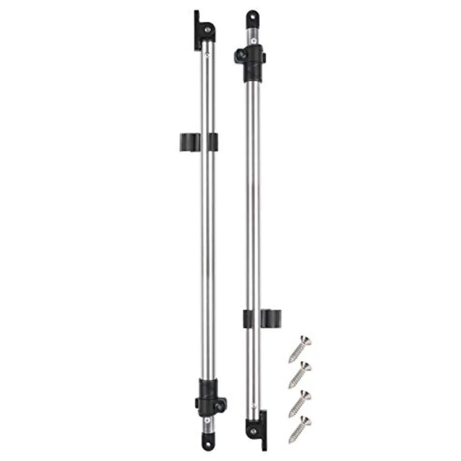 

Adjustable Bimini Top Rear Support Poles Universal Fit for 3-4 Bow Bimini Tops 1" Alumium Tube